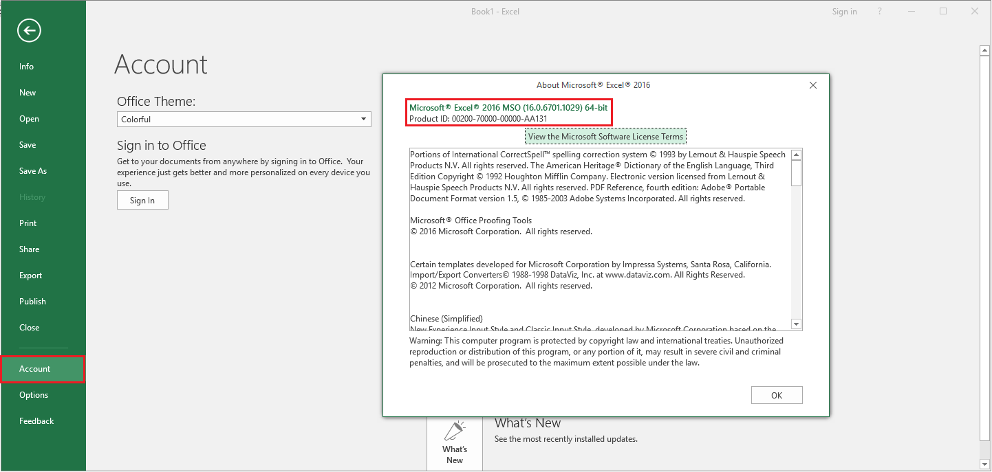 Install Ms Excel 2013