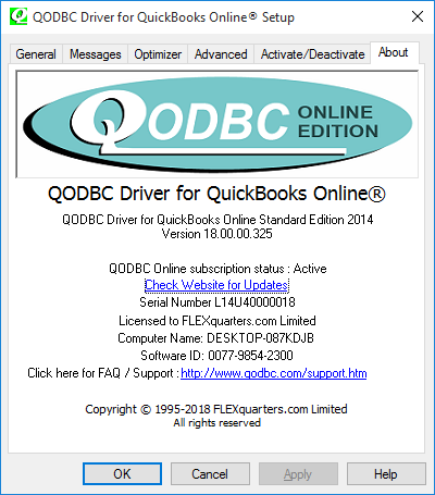 qodbc activation code